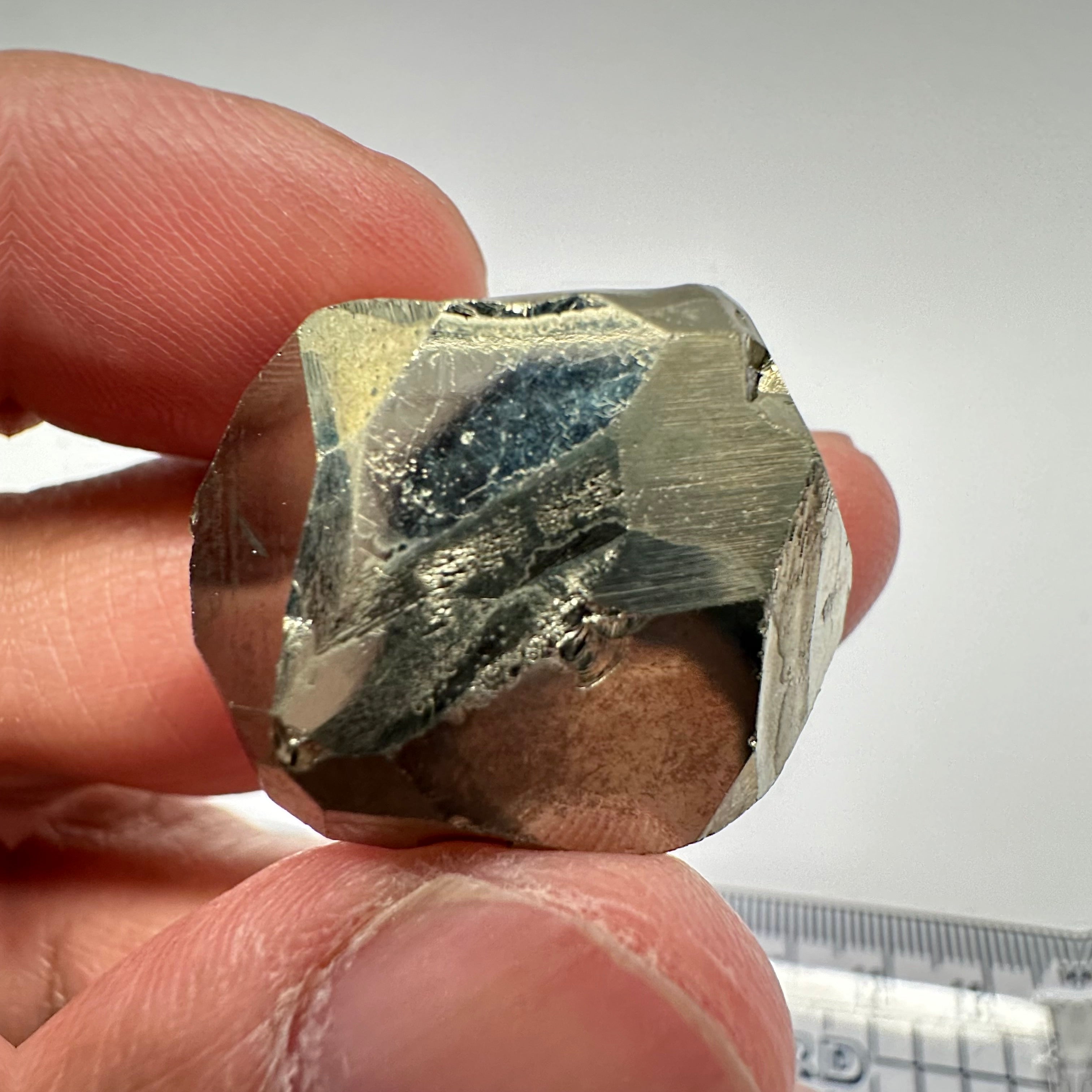 Pyrite, 21.20gm, Merelani, Tanzania, Untreated Unheated, same mines as Tanzanite, natural mirror crystal faces