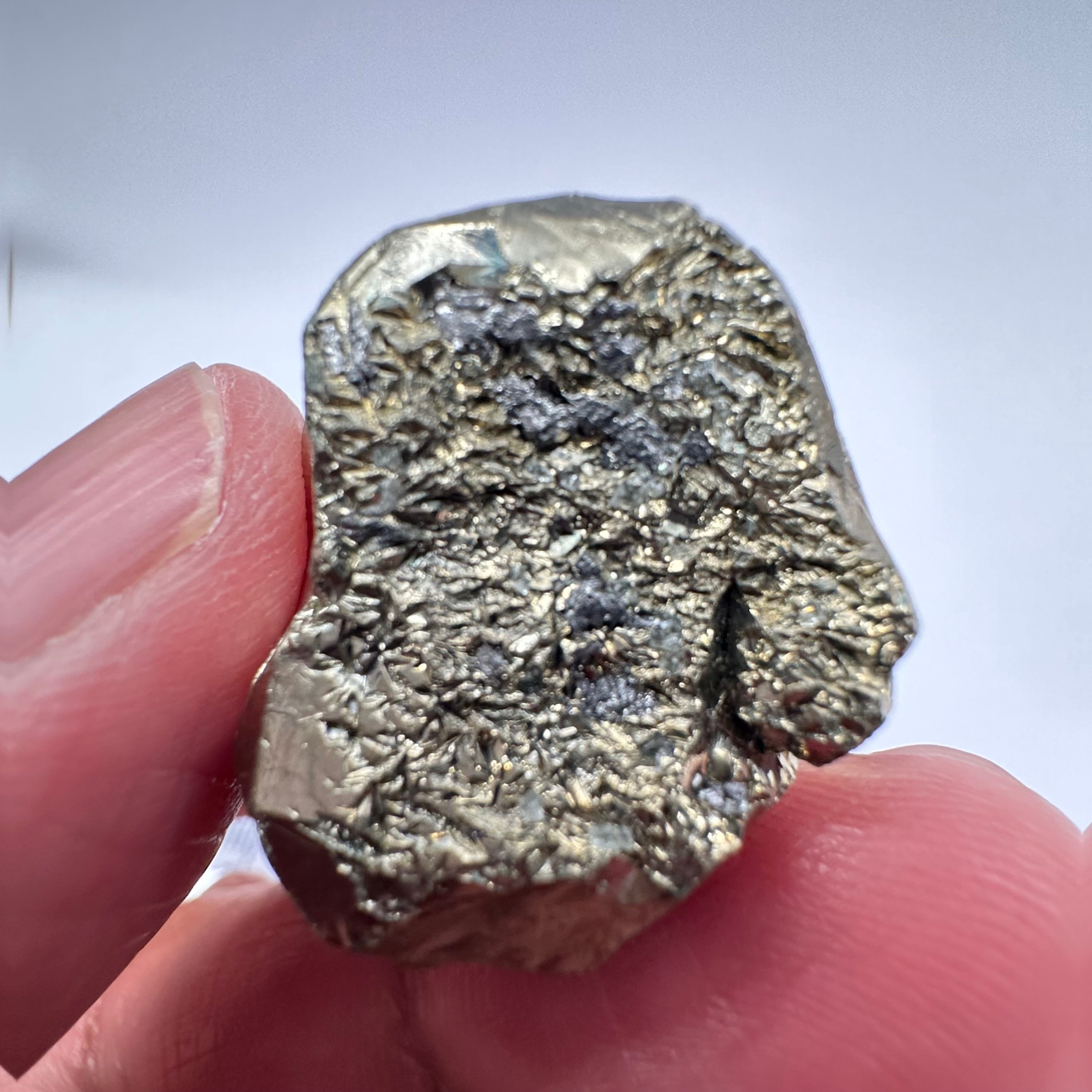 Pyrite, 21.20gm, Merelani, Tanzania, Untreated Unheated, same mines as Tanzanite, natural mirror crystal faces