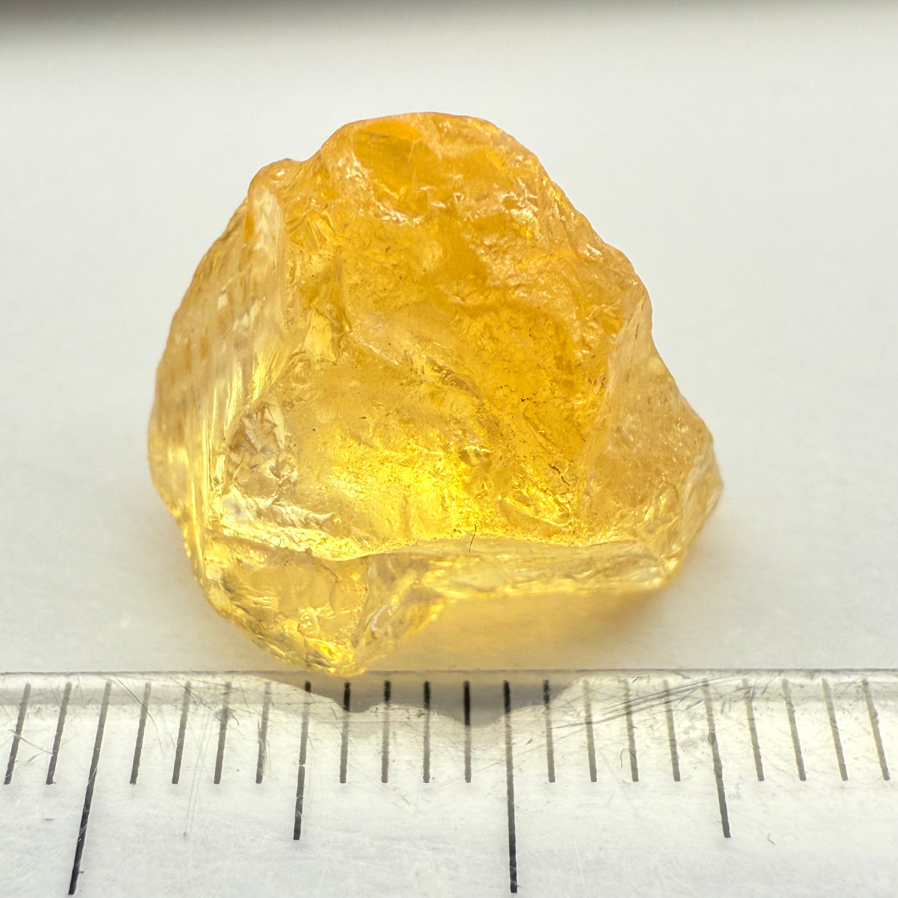 Citrine, 10.46ct, Zambia, Untreated Unheated, See shape, slight crack on skin going in a few mm, will cut out without and loss, it’s at the back tip, rest is VVS-IF