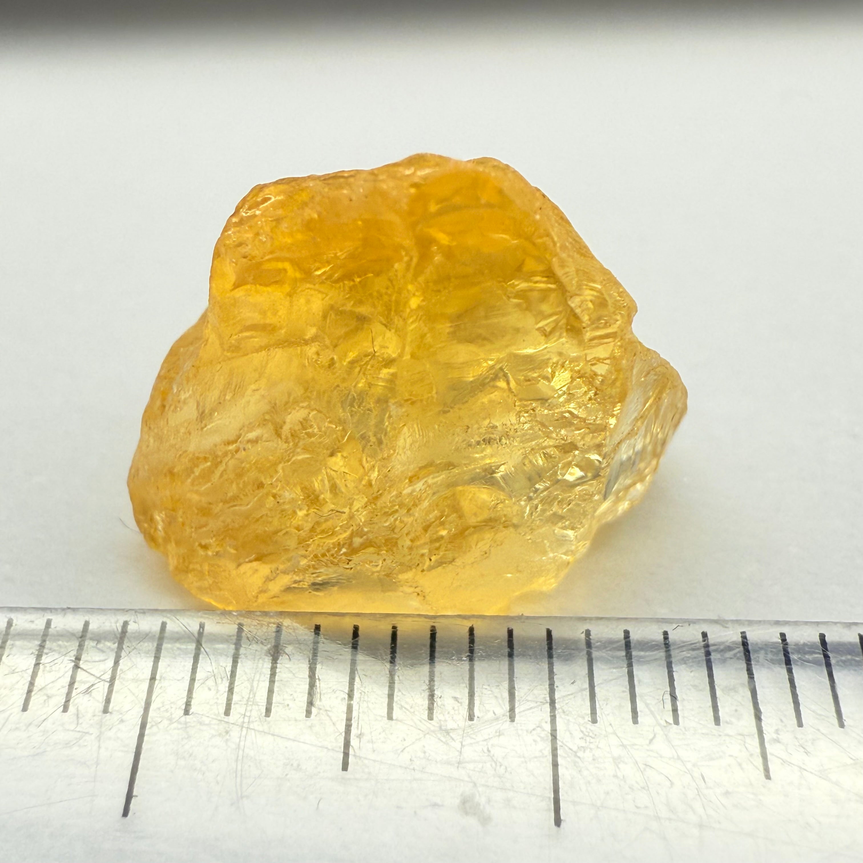 Citrine, 10.46ct, Zambia, Untreated Unheated, See shape, slight crack on skin going in a few mm, will cut out without and loss, it’s at the back tip, rest is VVS-IF