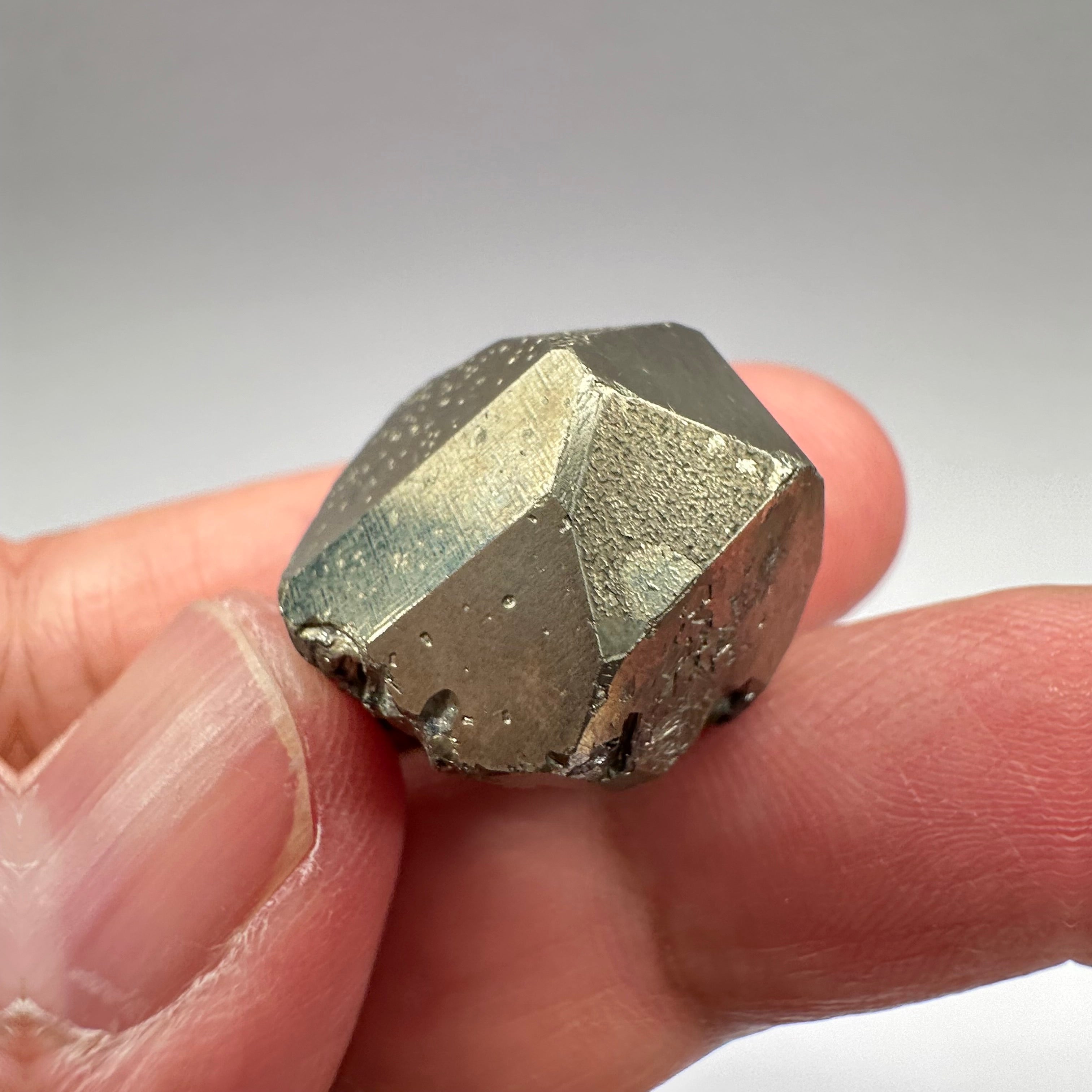 Pyrite, 17.50gm, Merelani, Tanzania, Untreated Unheated, same mines as Tanzanite, natural mirror crystal faces.