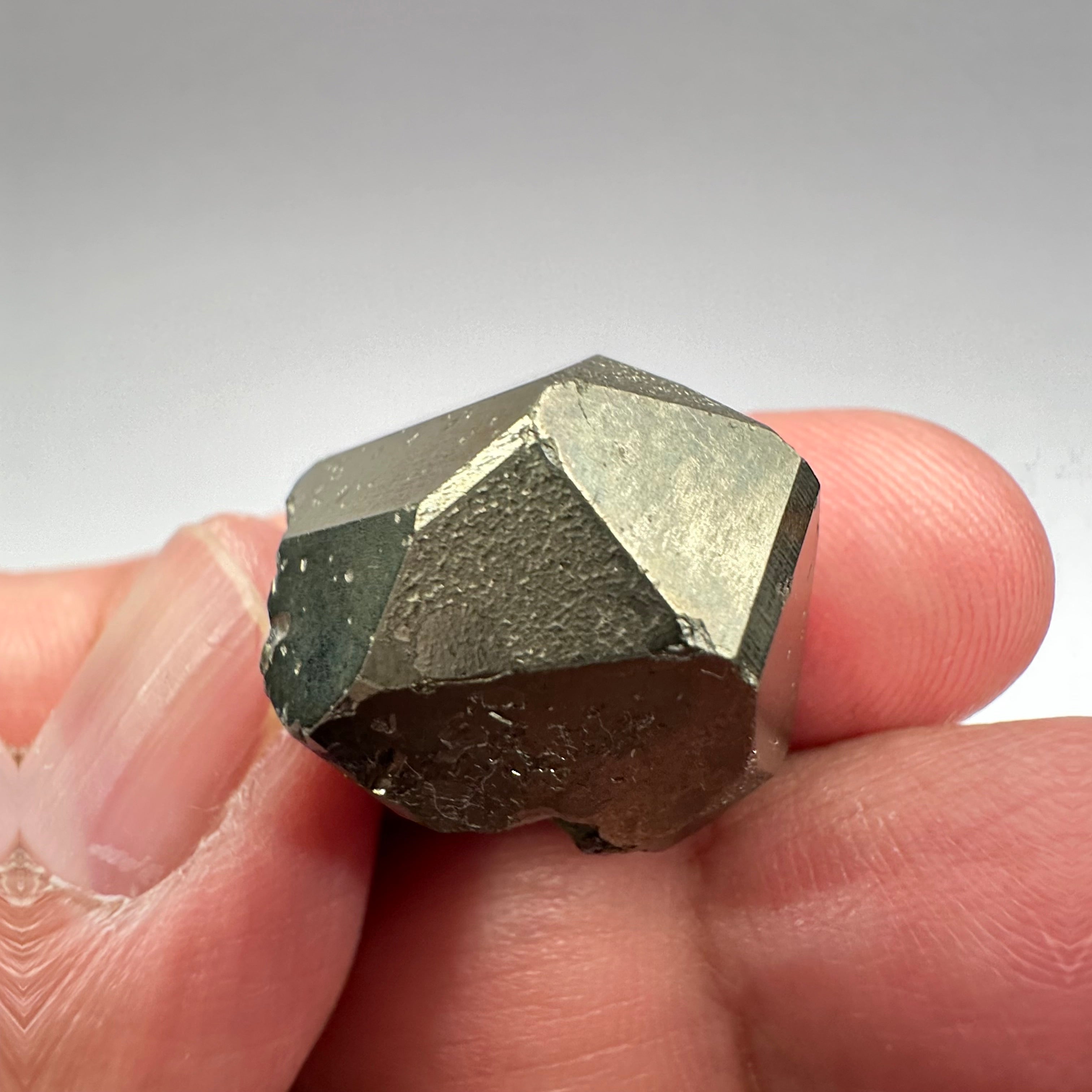 Pyrite, 17.50gm, Merelani, Tanzania, Untreated Unheated, same mines as Tanzanite, natural mirror crystal faces.