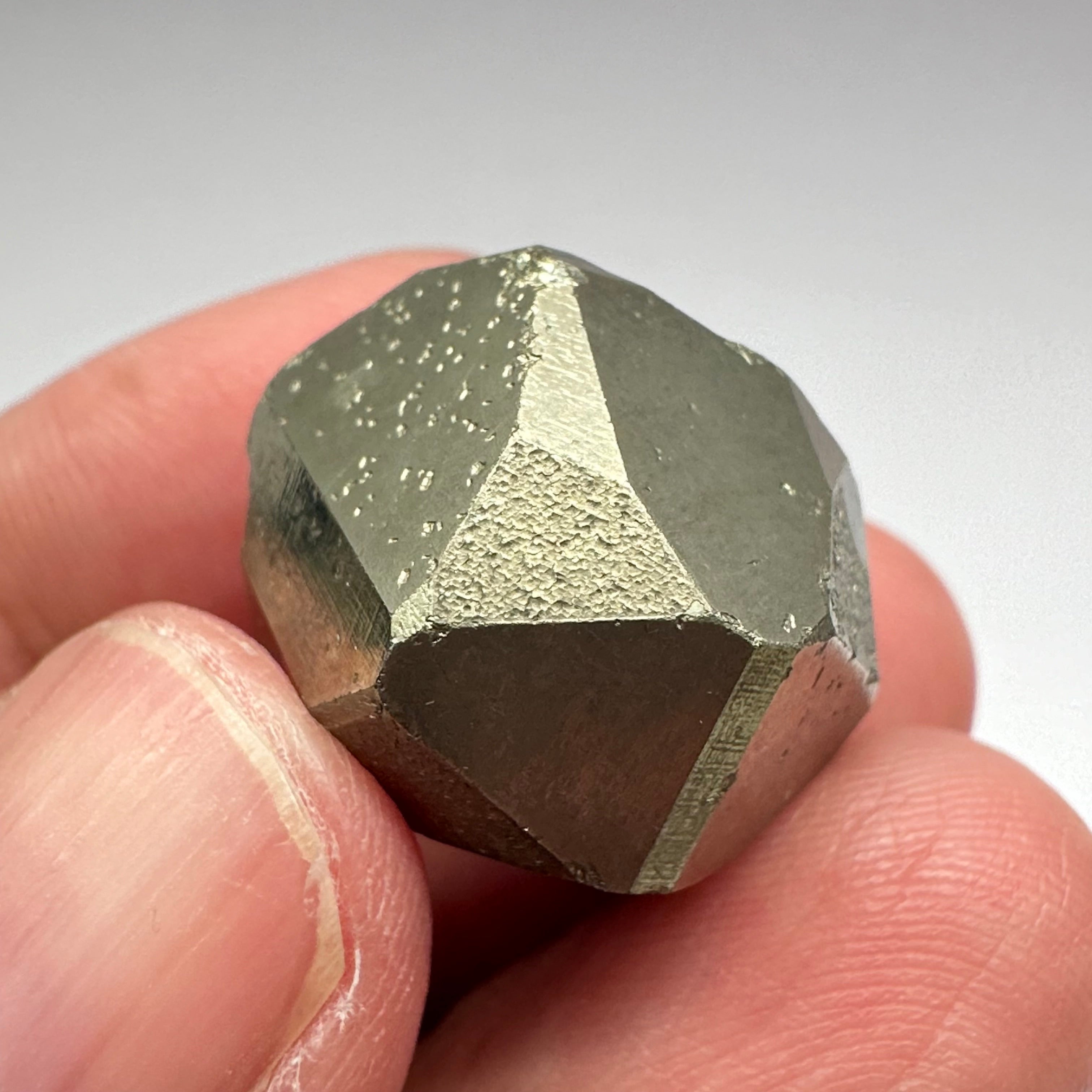 Pyrite, 17.50gm, Merelani, Tanzania, Untreated Unheated, same mines as Tanzanite, natural mirror crystal faces.