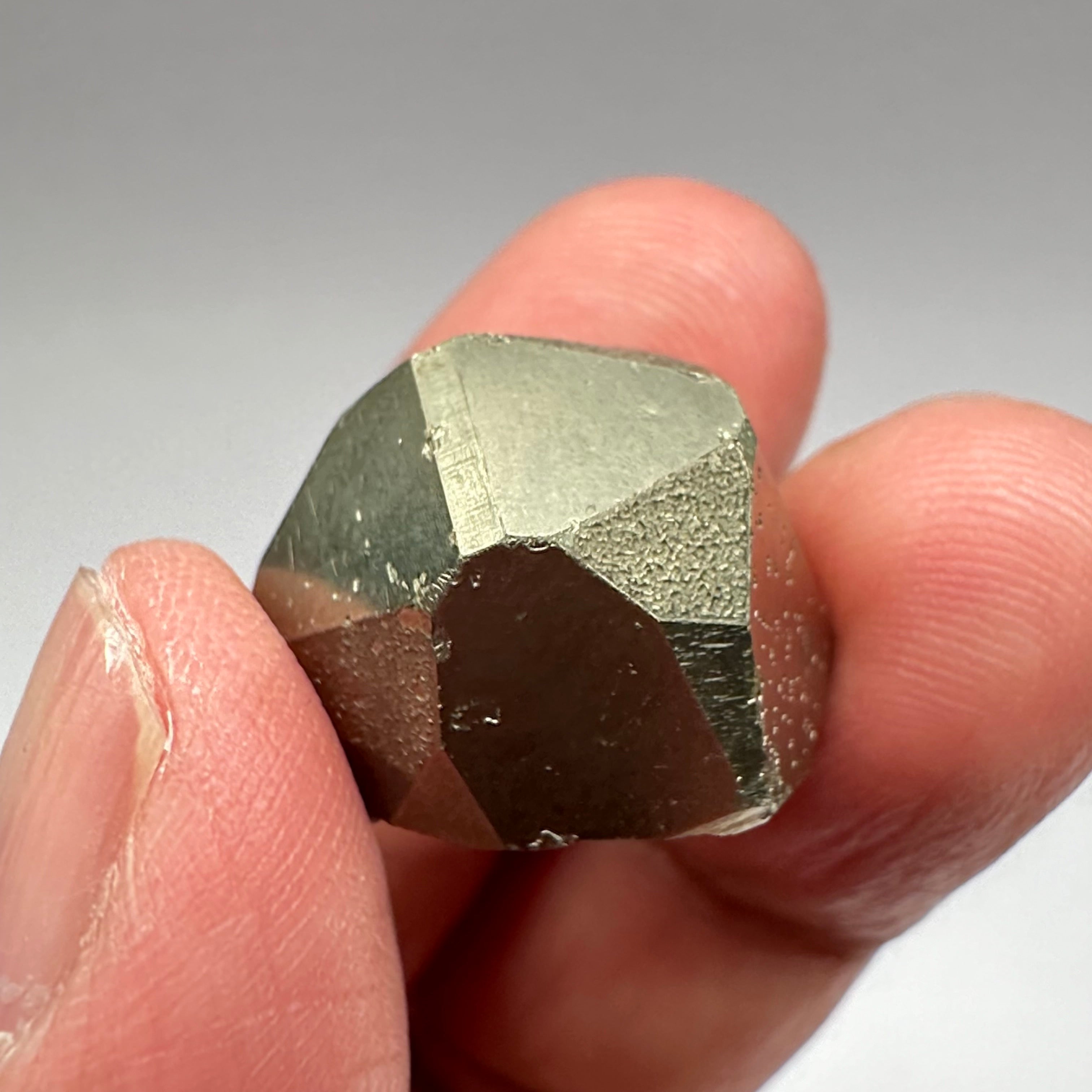 Pyrite, 17.50gm, Merelani, Tanzania, Untreated Unheated, same mines as Tanzanite, natural mirror crystal faces.