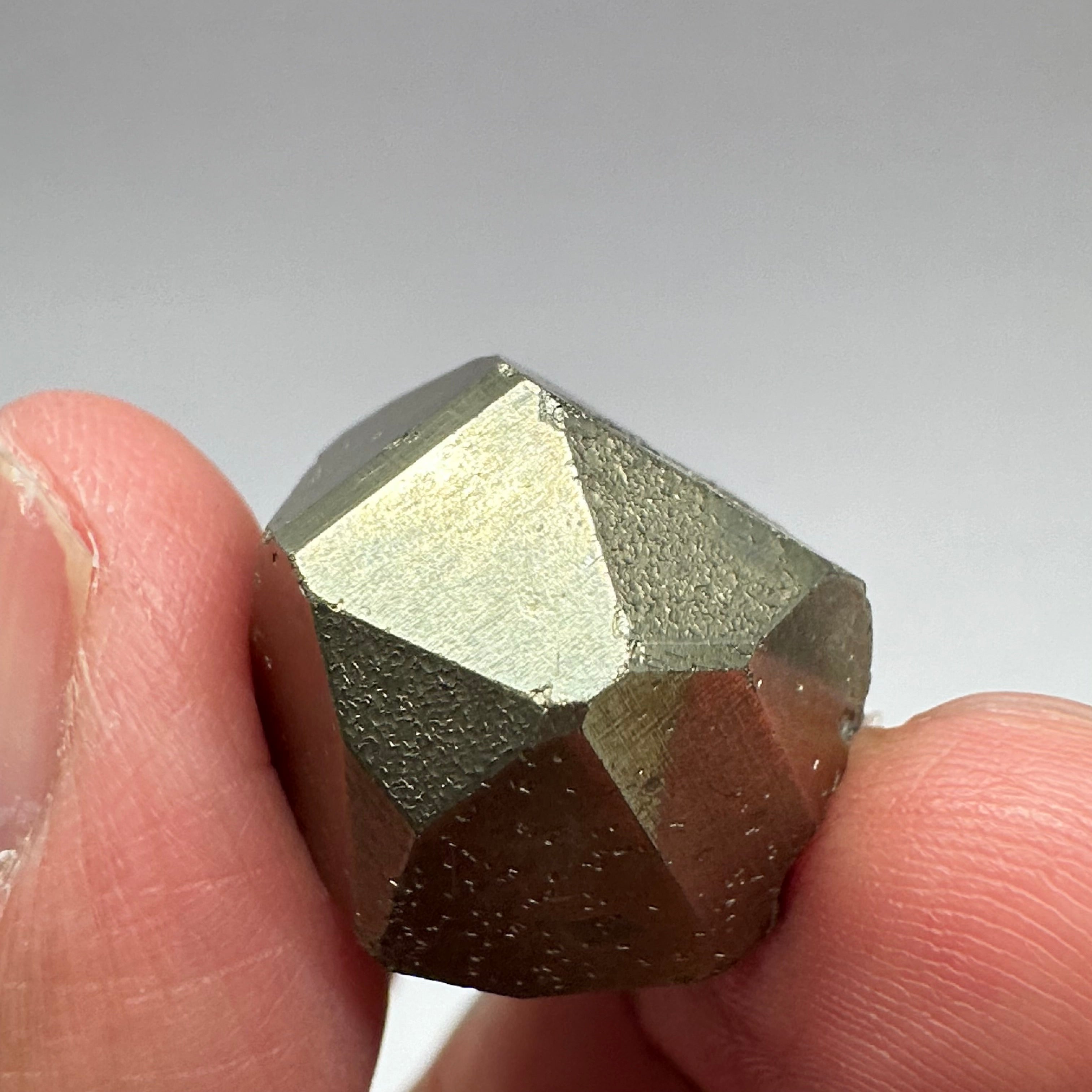 Pyrite, 17.50gm, Merelani, Tanzania, Untreated Unheated, same mines as Tanzanite, natural mirror crystal faces.