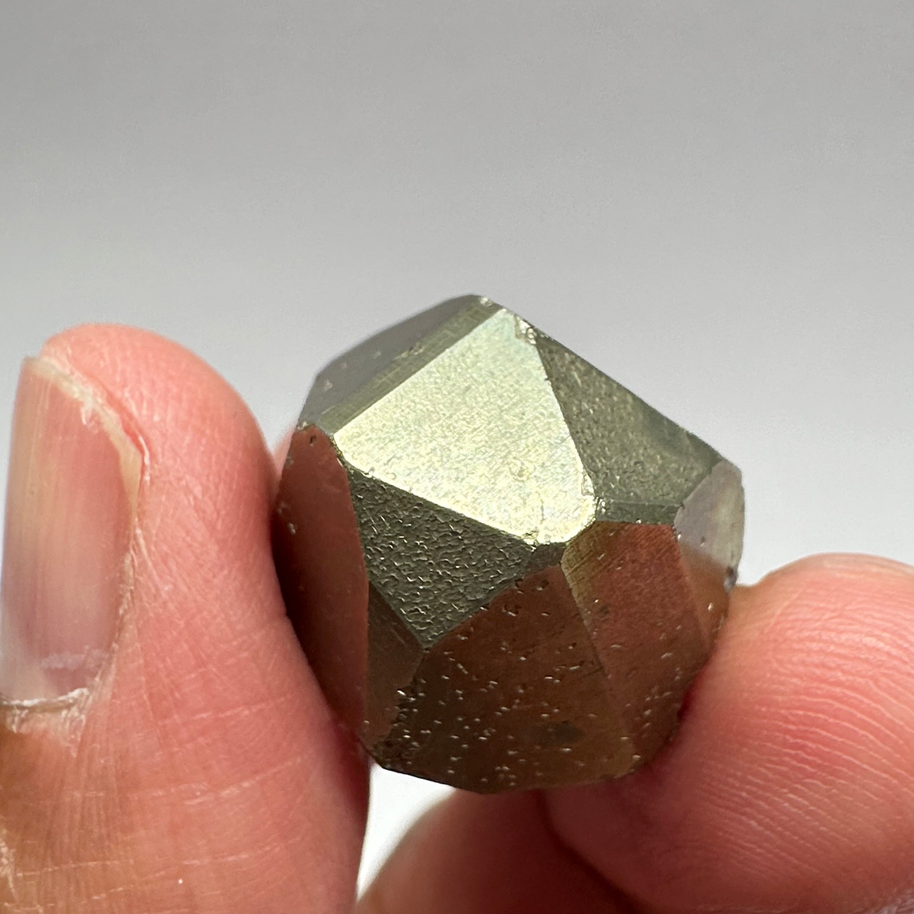 Pyrite, 17.50gm, Merelani, Tanzania, Untreated Unheated, same mines as Tanzanite, natural mirror crystal faces.