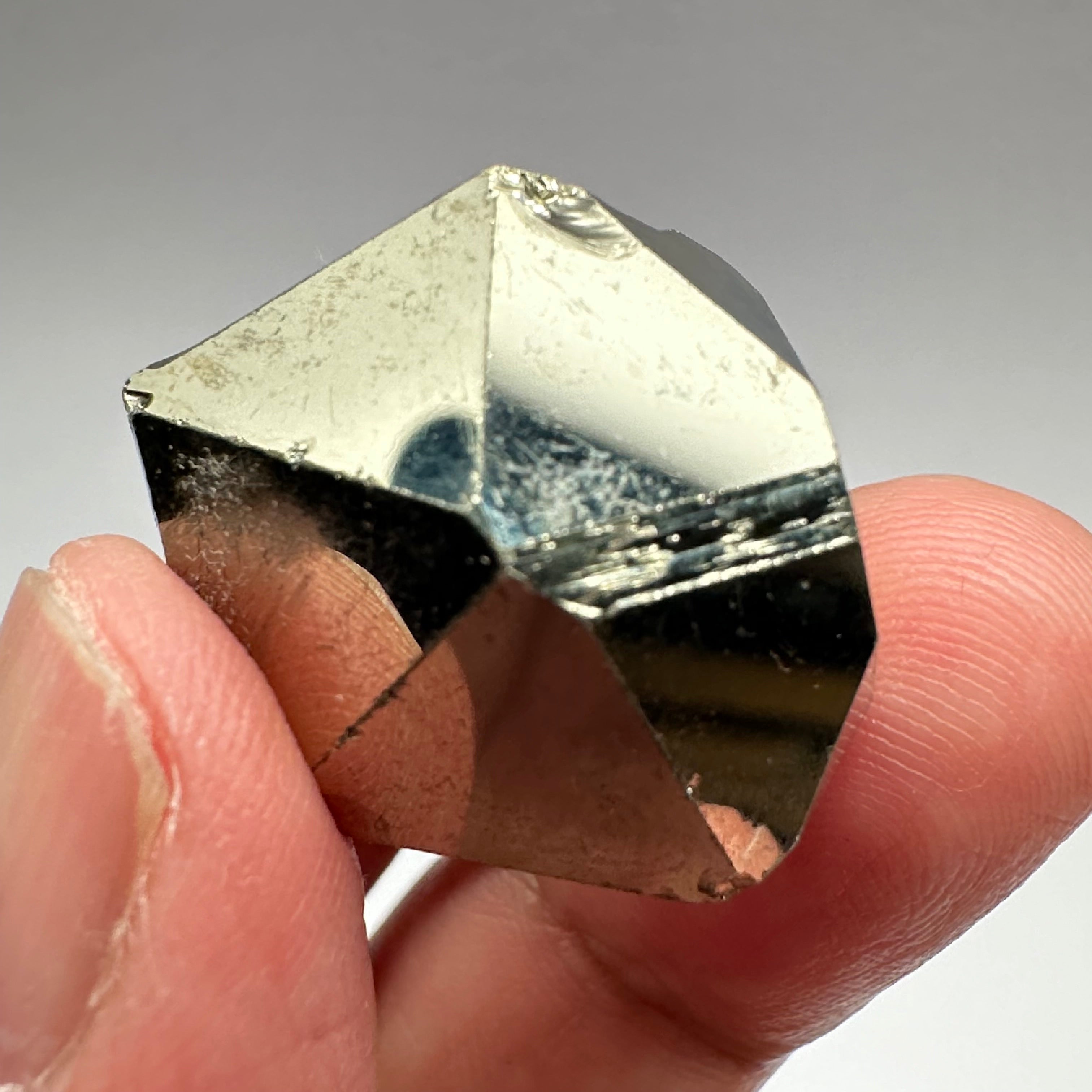 Pyrite, 24.30gm, Merelani, Tanzania, Untreated Unheated, same mines as Tanzanite, natural mirror crystal faces.