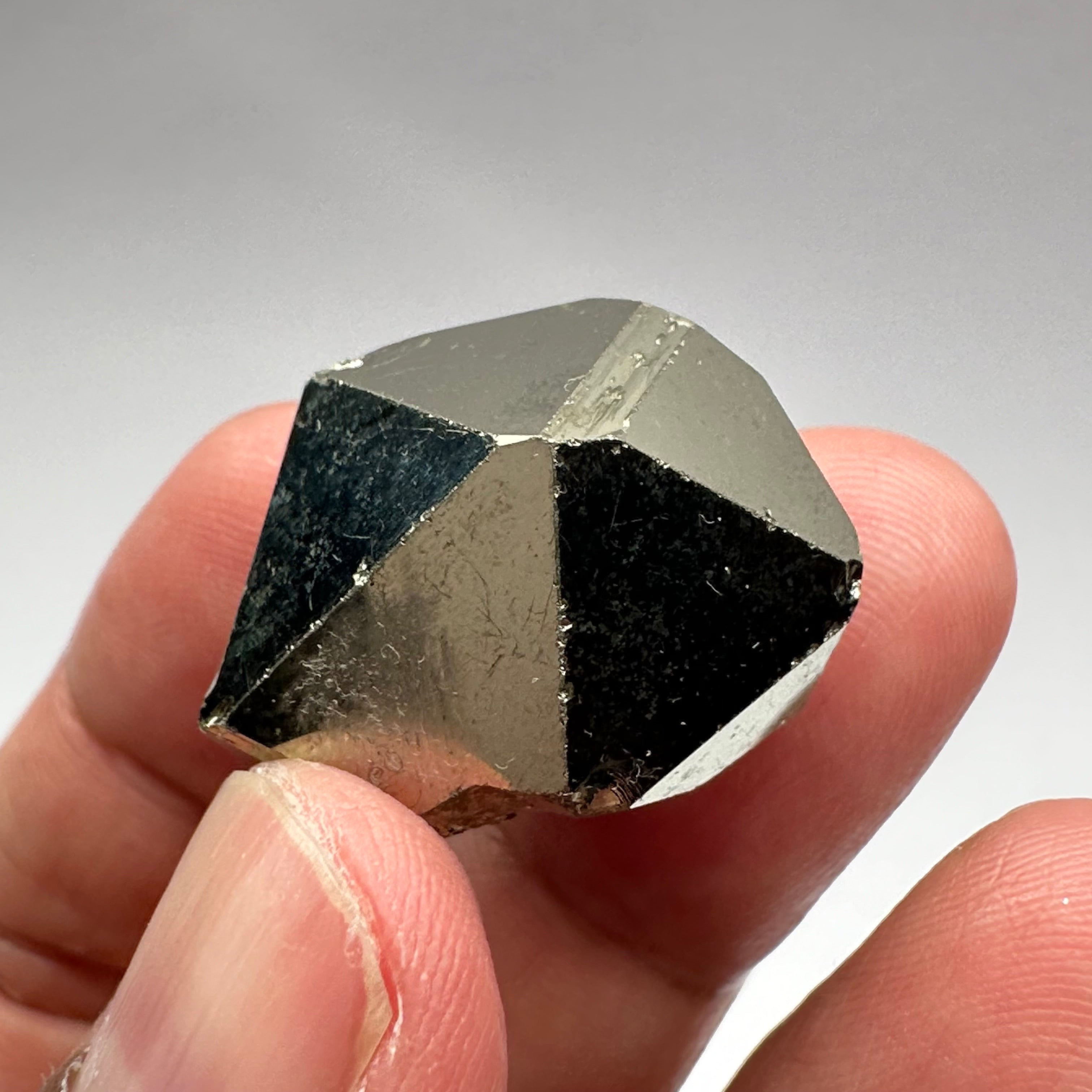 Pyrite, 24.30gm, Merelani, Tanzania, Untreated Unheated, same mines as Tanzanite, natural mirror crystal faces.