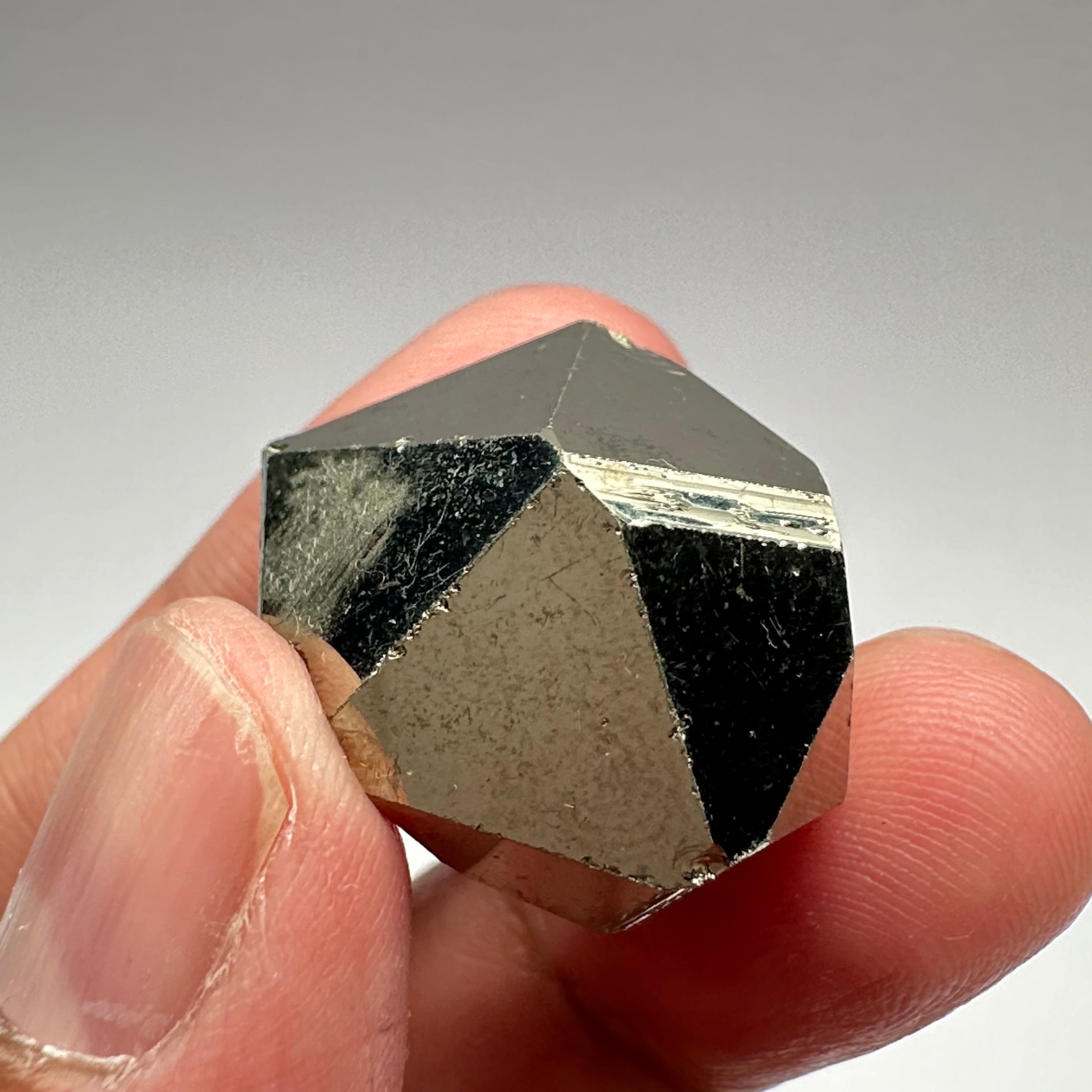 Pyrite, 24.30gm, Merelani, Tanzania, Untreated Unheated, same mines as Tanzanite, natural mirror crystal faces.