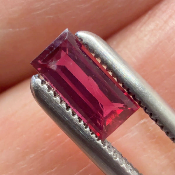 Winza Ruby, 0.64ct, Winza, Tanzanian, Untreated Unheated, slightly included, see crown facets