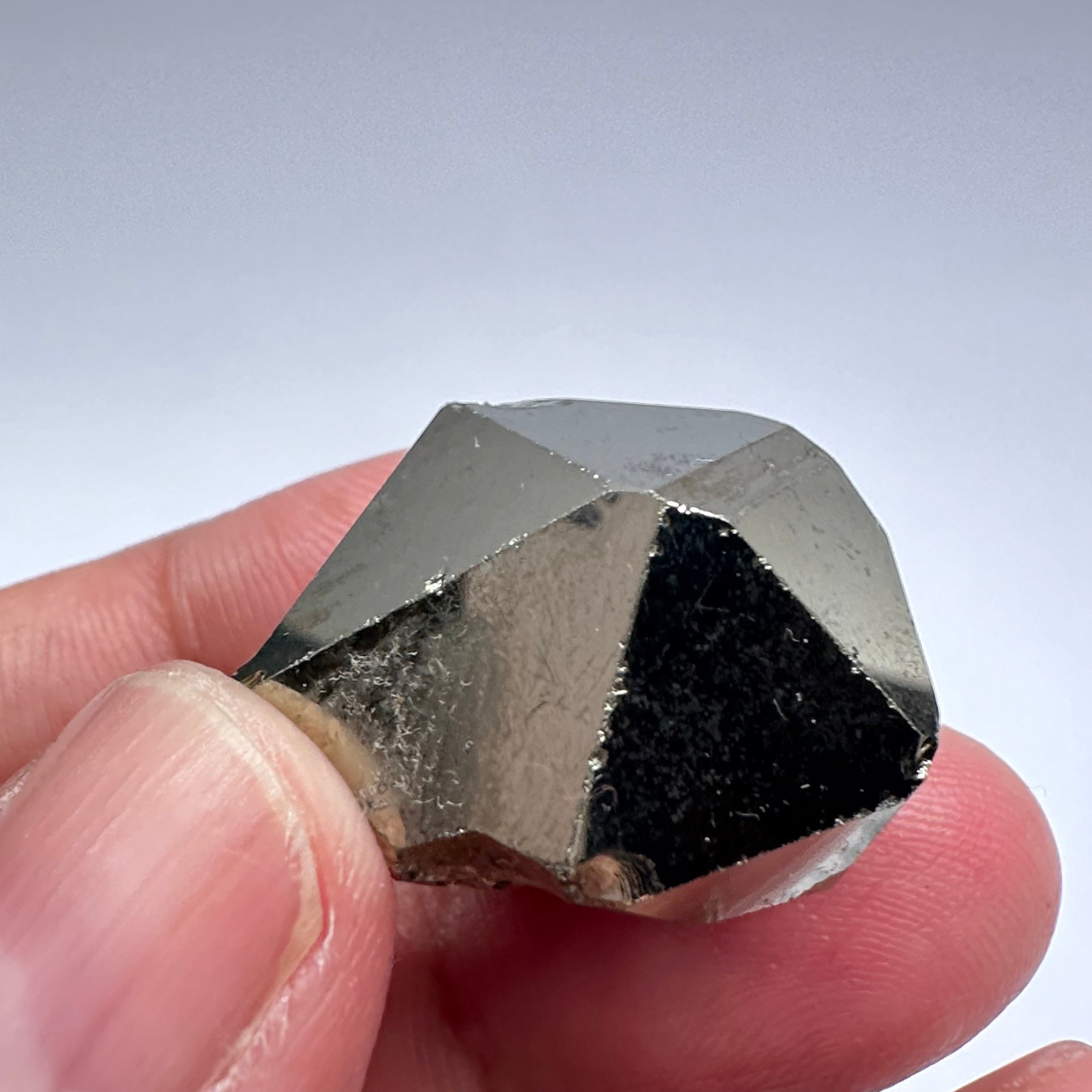 Pyrite, 24.30gm, Merelani, Tanzania, Untreated Unheated, same mines as Tanzanite, natural mirror crystal faces.