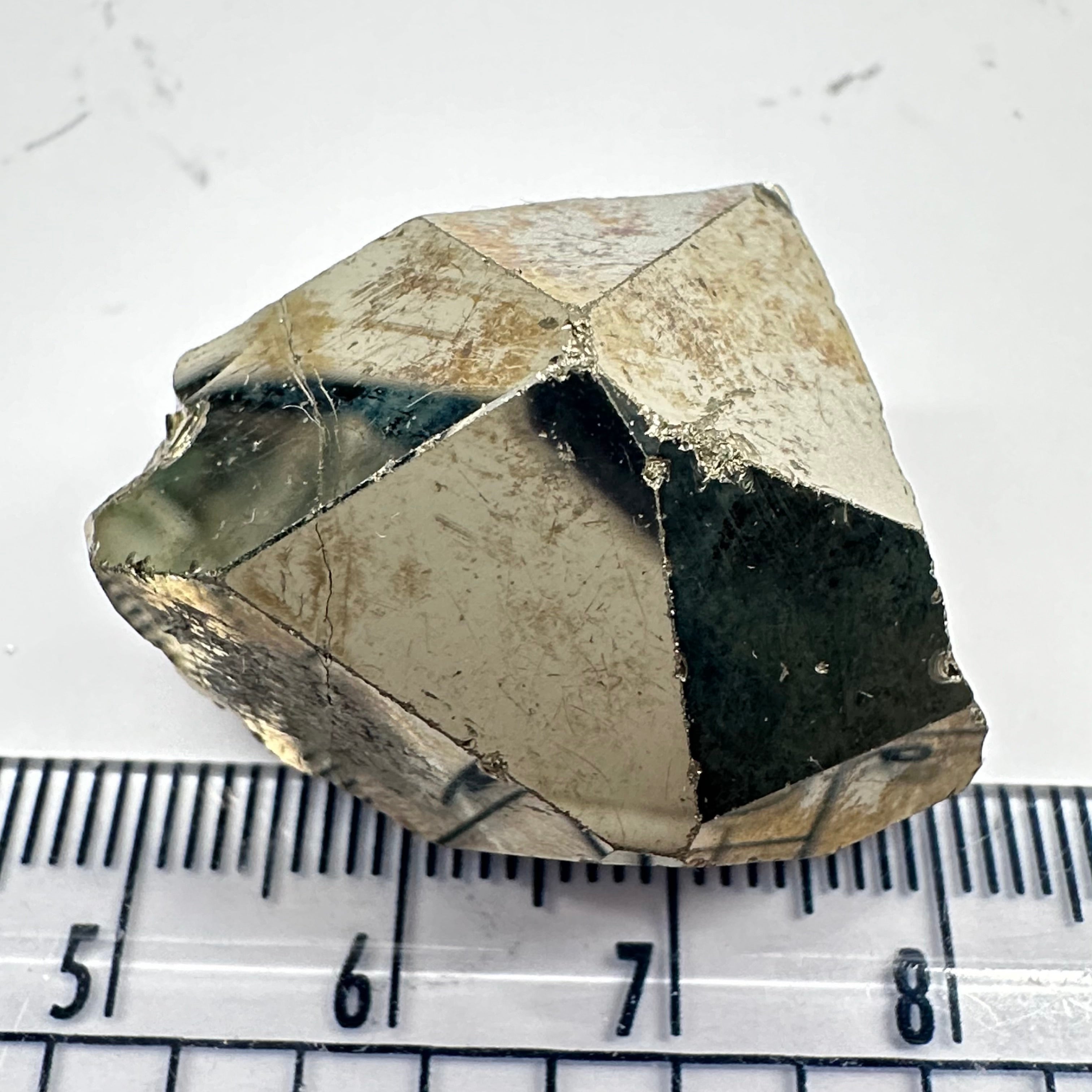 Pyrite, 31.50gm, Merelani, Tanzania, Untreated Unheated, same mines as Tanzanite, natural mirror crystal faces.