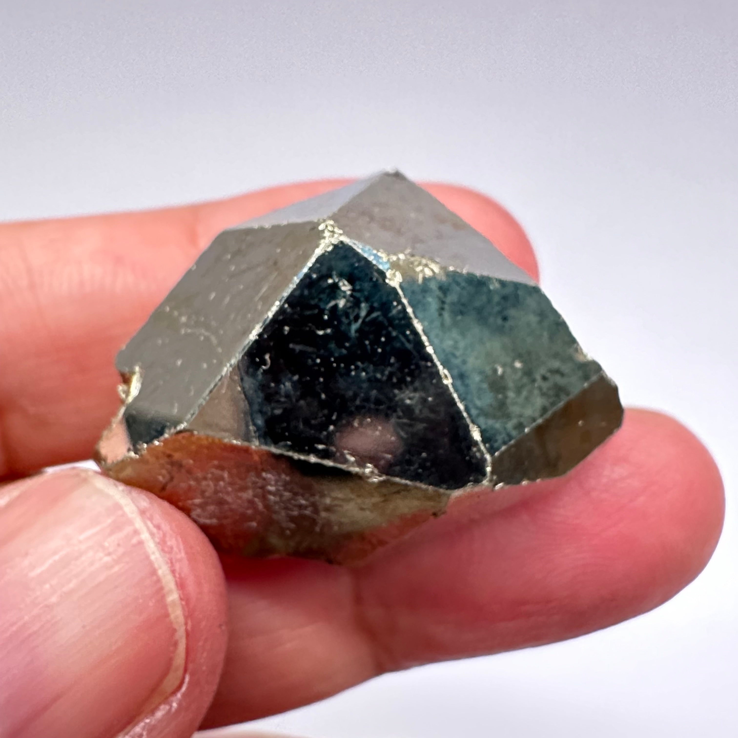 Pyrite, 31.50gm, Merelani, Tanzania, Untreated Unheated, same mines as Tanzanite, natural mirror crystal faces.