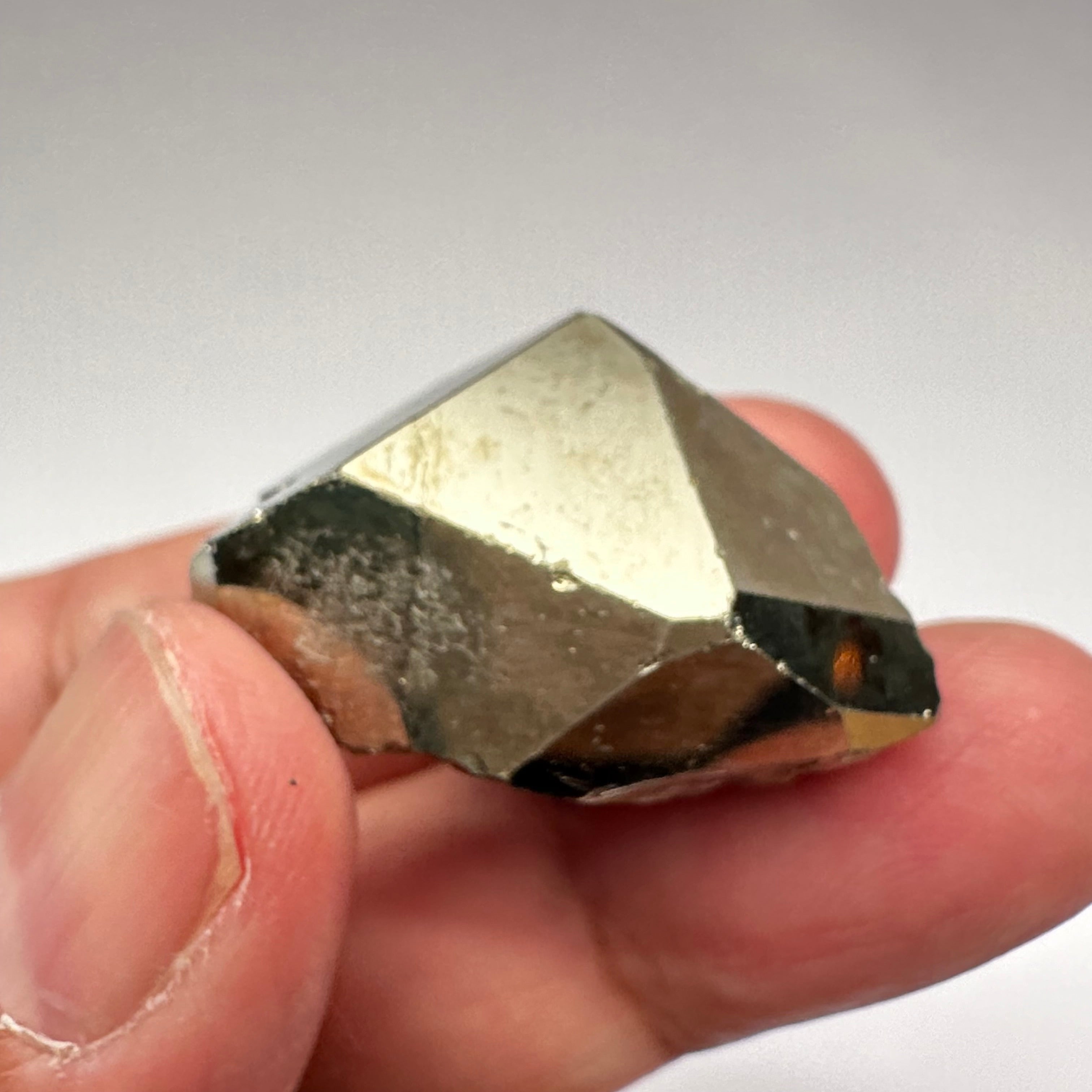 Pyrite, 31.50gm, Merelani, Tanzania, Untreated Unheated, same mines as Tanzanite, natural mirror crystal faces.