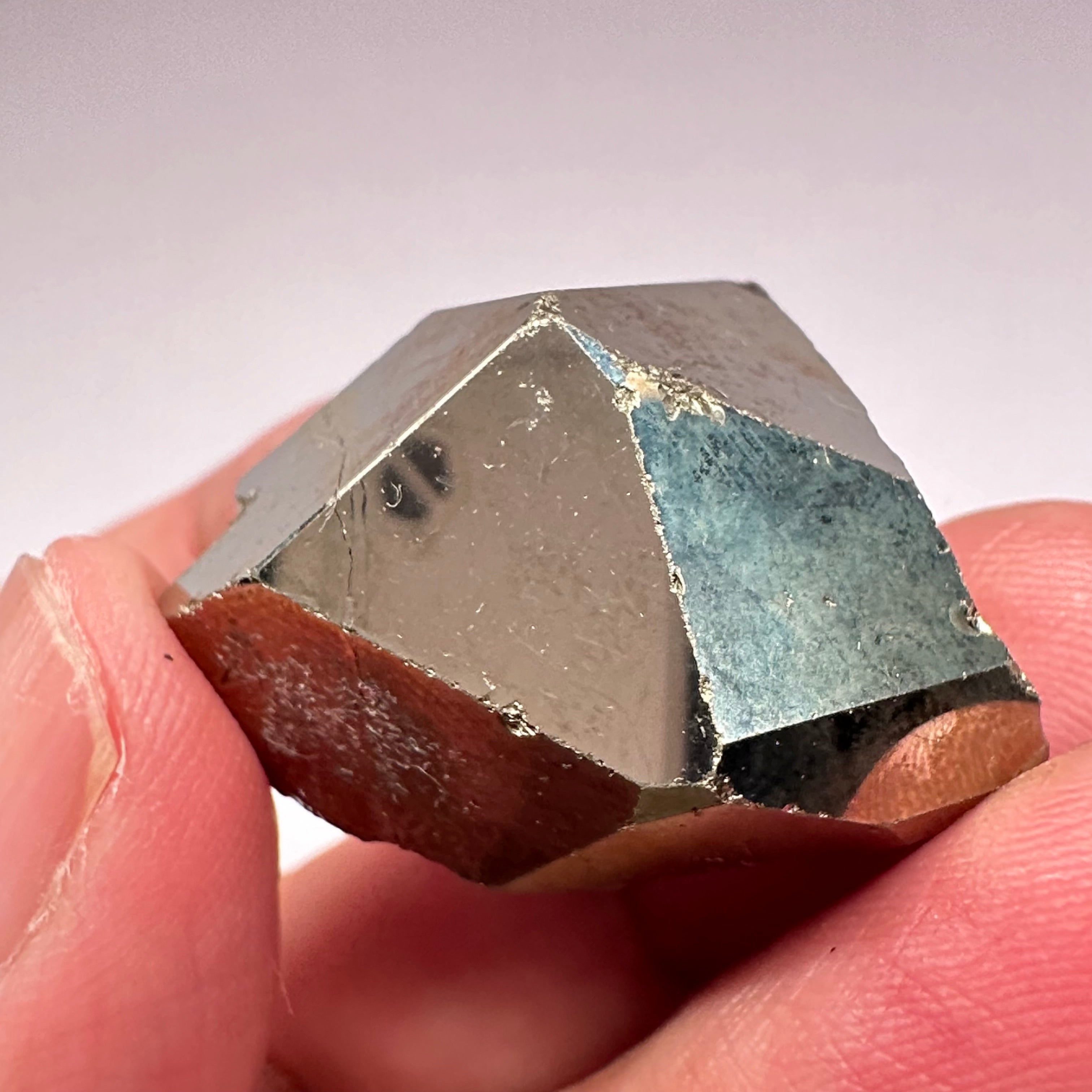 Pyrite, 31.50gm, Merelani, Tanzania, Untreated Unheated, same mines as Tanzanite, natural mirror crystal faces.