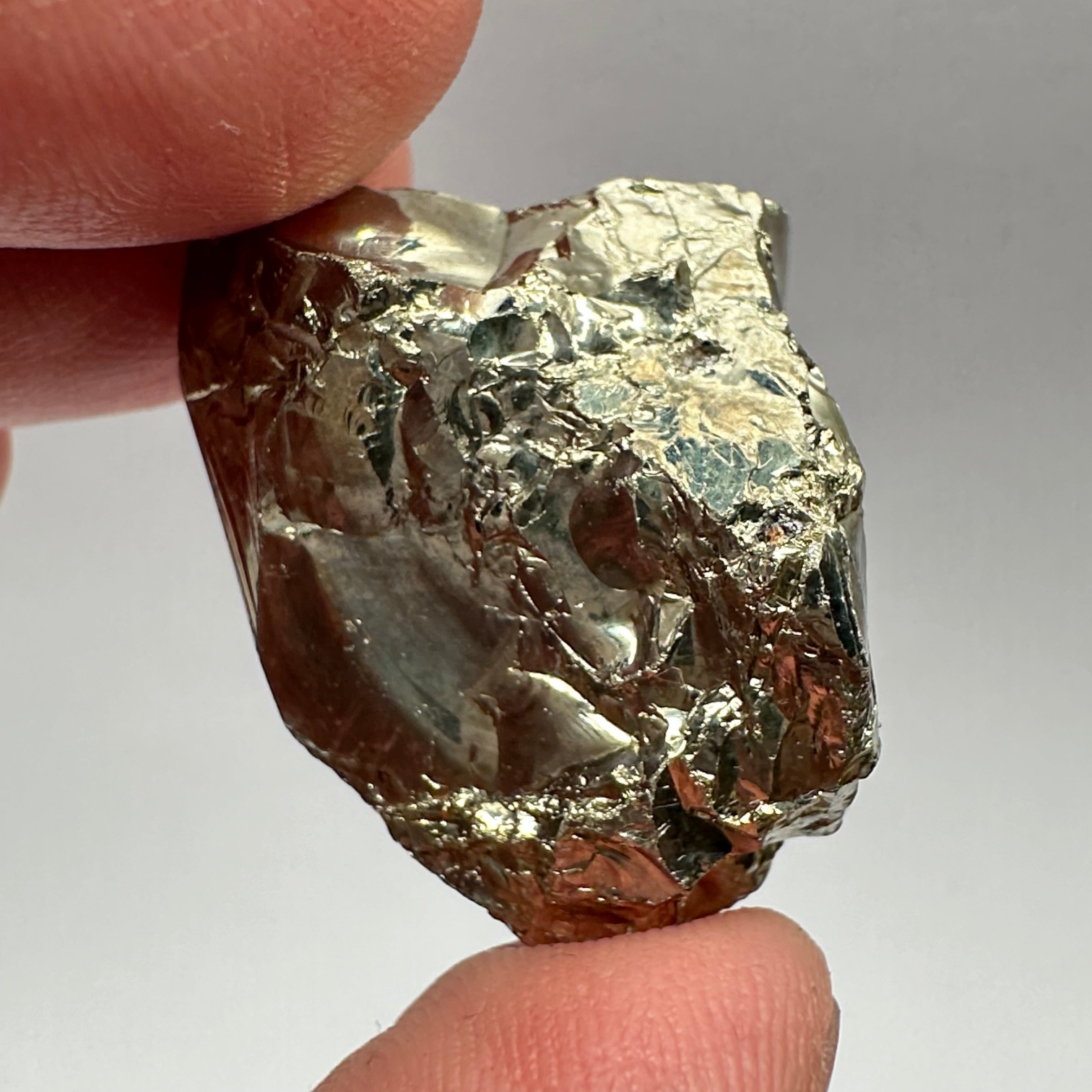 Pyrite, 31.50gm, Merelani, Tanzania, Untreated Unheated, same mines as Tanzanite, natural mirror crystal faces.