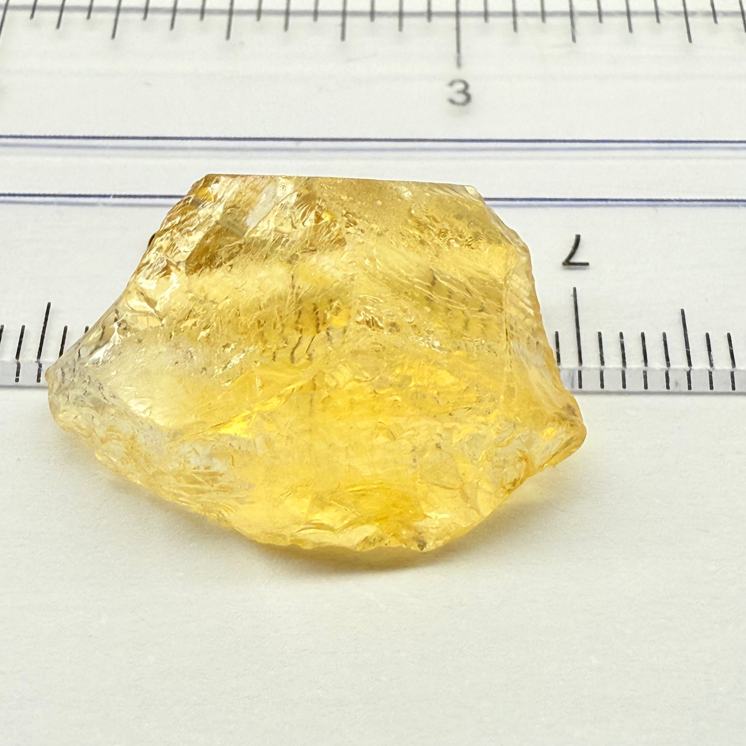 Citrine, 20.69ct, Zambia, Untreated Unheated, VVS-IF slightly cloudy with zoning