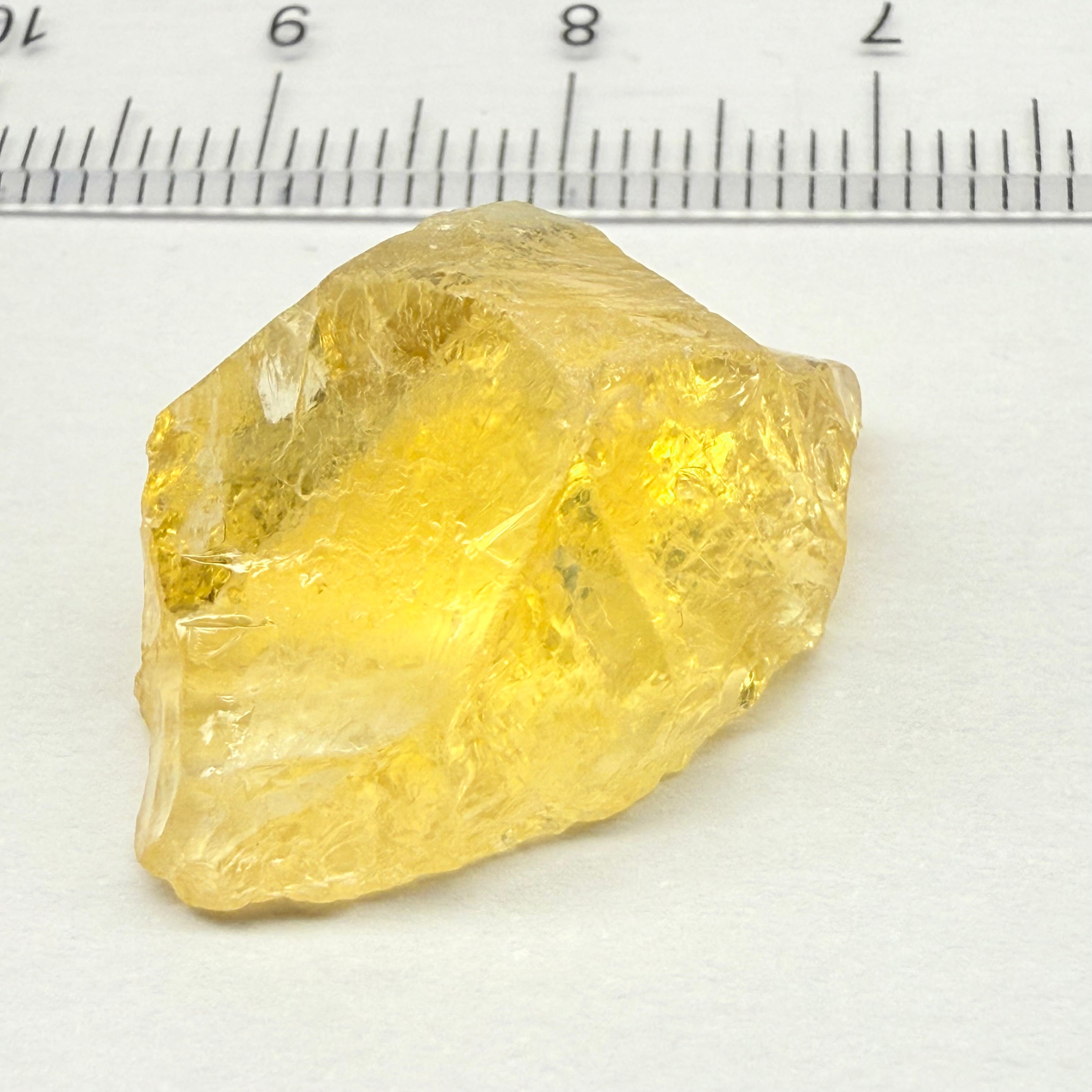 Citrine, 20.69ct, Zambia, Untreated Unheated, VVS-IF slightly cloudy with zoning