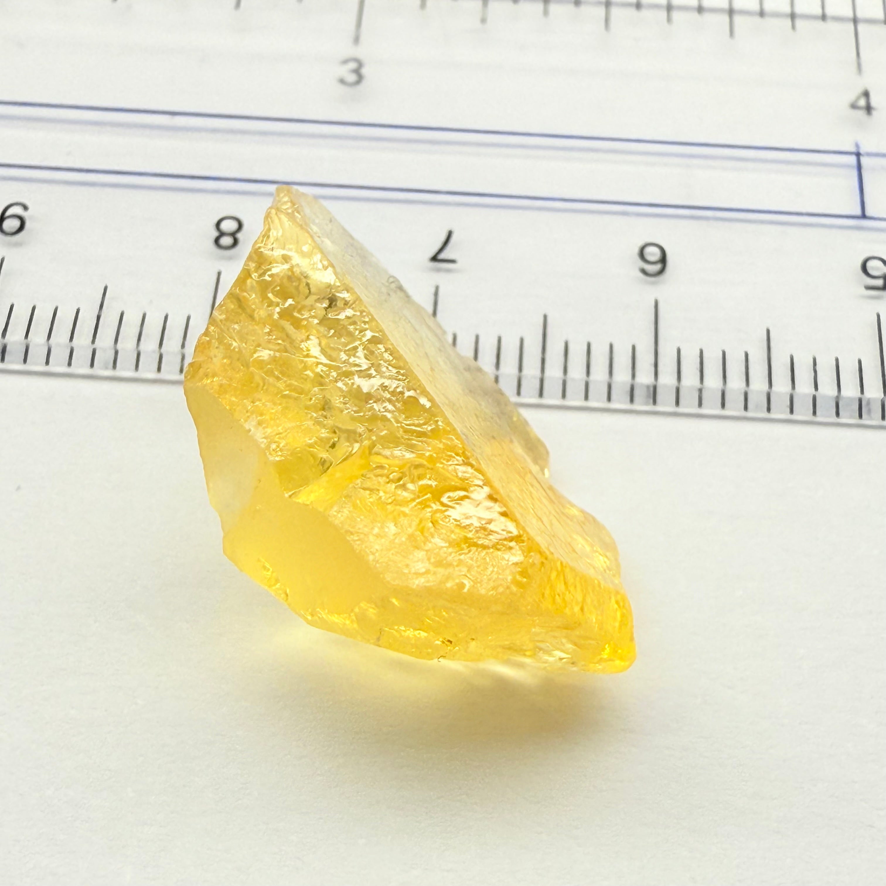 Citrine, 20.69ct, Zambia, Untreated Unheated, VVS-IF slightly cloudy with zoning