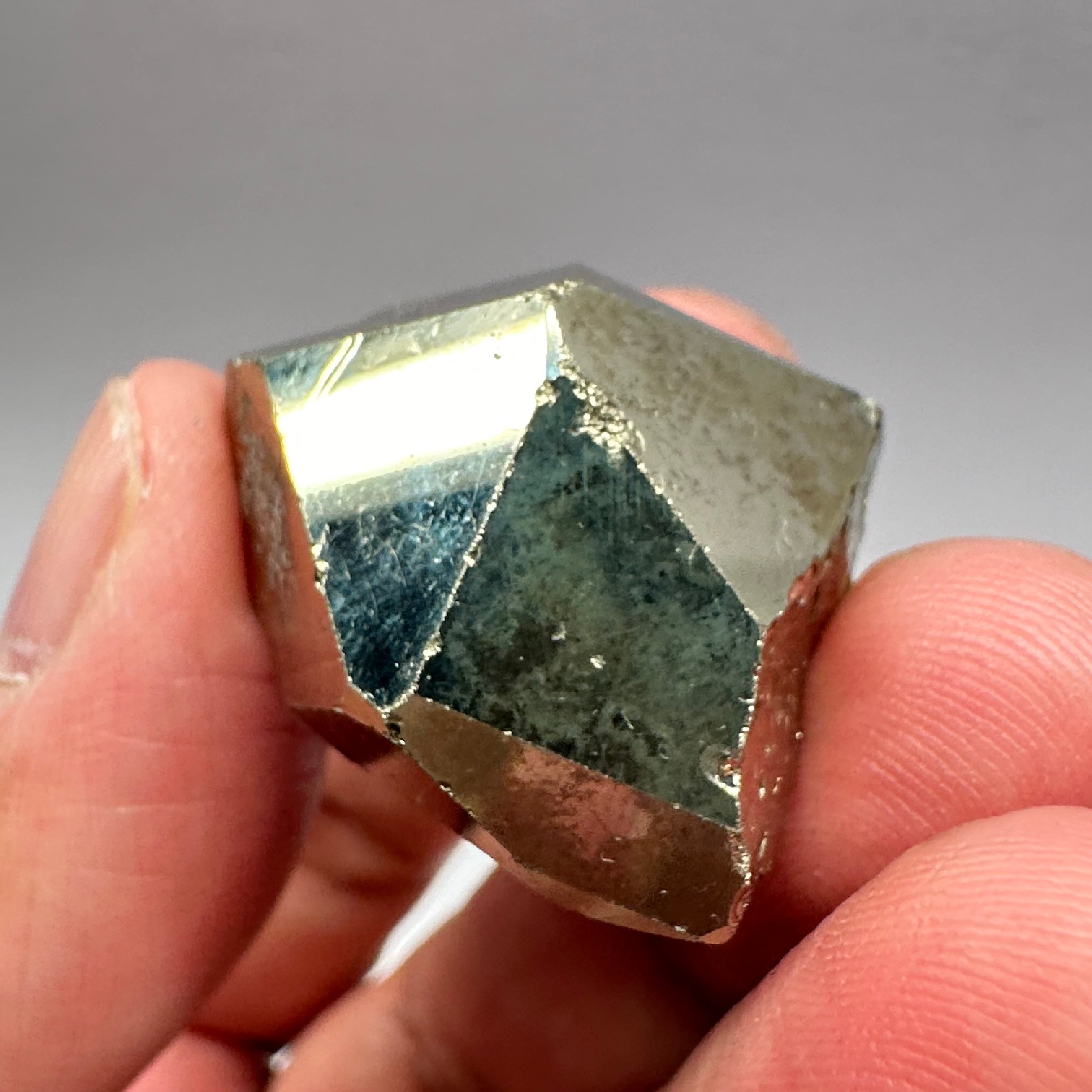 Pyrite, 31.50gm, Merelani, Tanzania, Untreated Unheated, same mines as Tanzanite, natural mirror crystal faces.