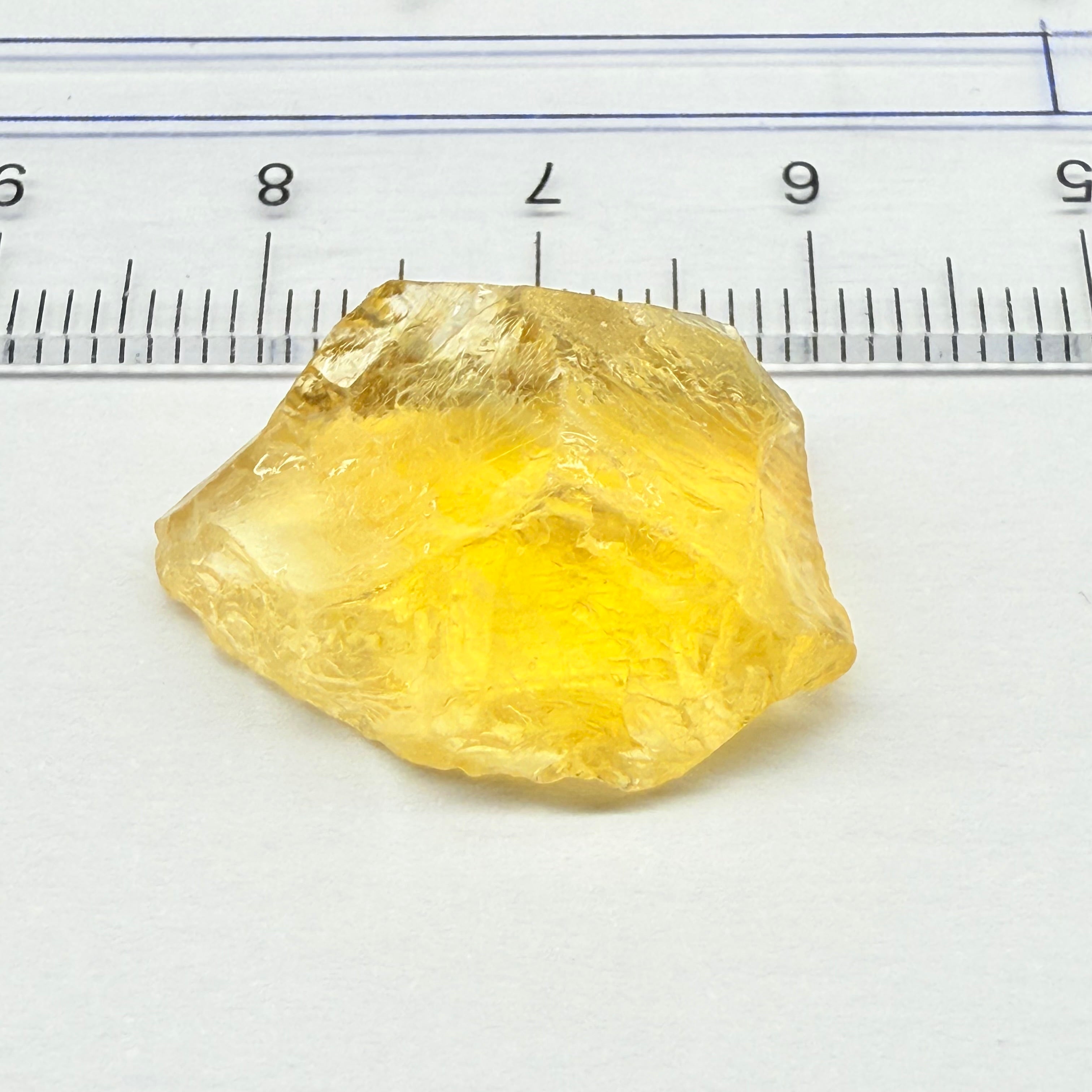 Citrine, 20.69ct, Zambia, Untreated Unheated, VVS-IF slightly cloudy with zoning