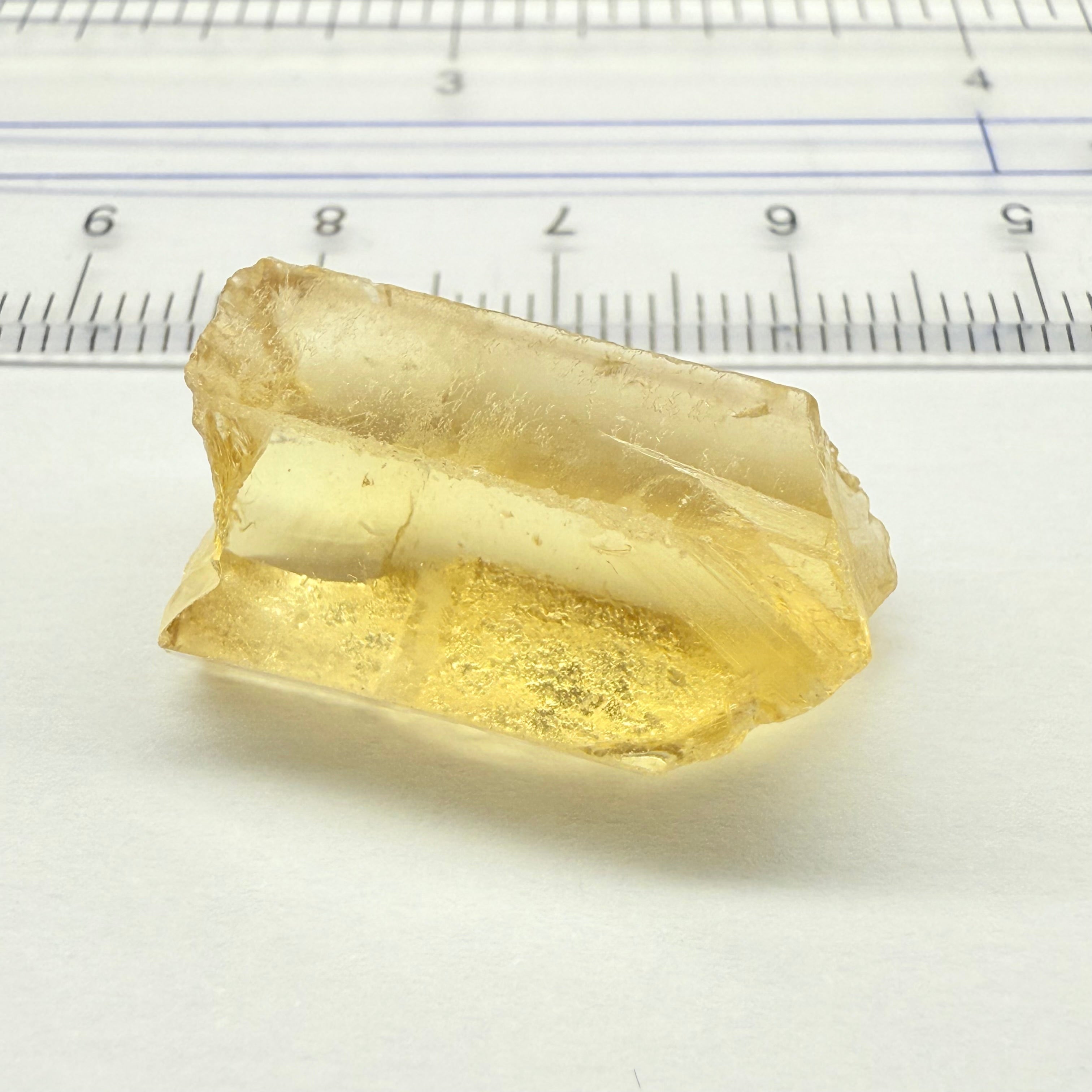 Citrine, 27.52ct, Zambia, Untreated Unheated, VVS-IF