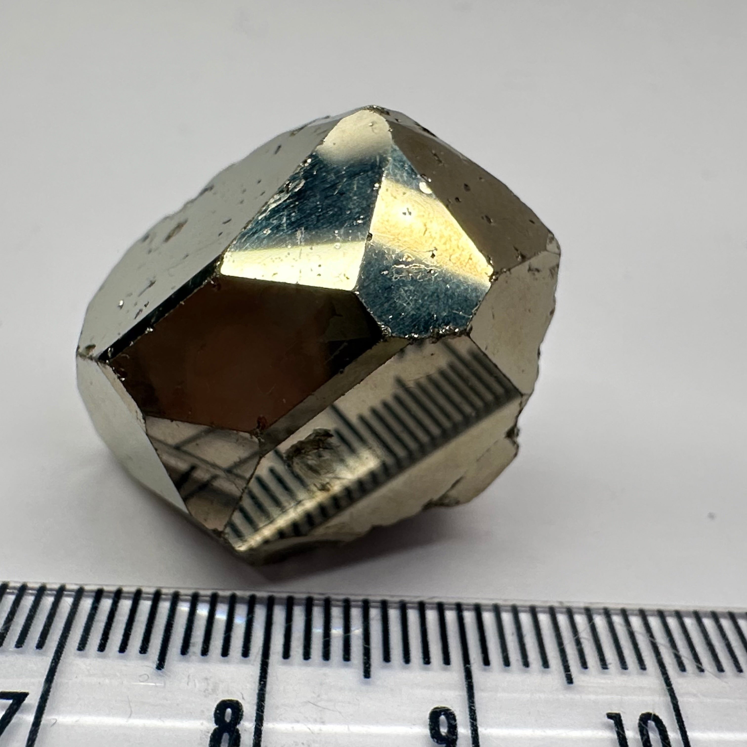 Pyrite, 31.59gm, Merelani, Tanzania, Untreated Unheated, same mines as Tanzanite, natural mirror crystal faces.